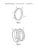 FLEXIBLE TURBOCHARGER AIR DUCT WITH CONSTRICTING RINGS diagram and image