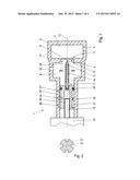 CLOSING DEVICE FOR A PRESSURE ACCUMULATOR, TORPEDO WITH A PRESSURE     ACCUMULATOR AND SAID CLOSING DEVICE FOR THE PRESSURE ACCUMULATOR AND USE     OF SAID CLOSING DEVICE FOR THE CLOSURE OF A PRESSURE ACCUMULATOR OF A     TORPEDO diagram and image