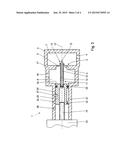 CLOSING DEVICE FOR A PRESSURE ACCUMULATOR, TORPEDO WITH A PRESSURE     ACCUMULATOR AND SAID CLOSING DEVICE FOR THE PRESSURE ACCUMULATOR AND USE     OF SAID CLOSING DEVICE FOR THE CLOSURE OF A PRESSURE ACCUMULATOR OF A     TORPEDO diagram and image