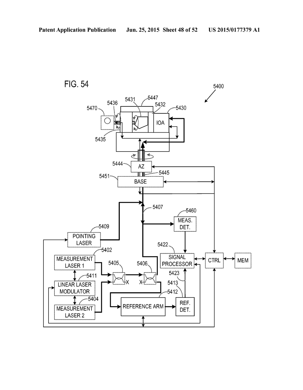 LASER RADAR WITH REMOTE LOCAL OSCILLATOR - diagram, schematic, and image 49