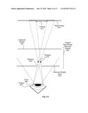 SYSTEM, METHOD, AND COMPUTER PROGRAM PRODUCT FOR A PINLIGHT SEE-THROUGH     NEAR-EYE DISPLAY diagram and image