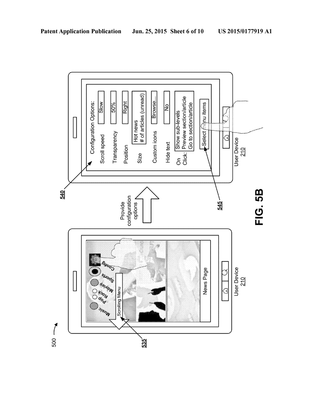 PROVIDING A CONFIGURABLE MENU OF HIERARCHICAL MENU ITEMS - diagram, schematic, and image 07