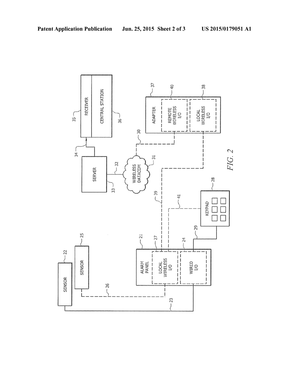 Method and System for Remote Coupling Security System Control - diagram, schematic, and image 03