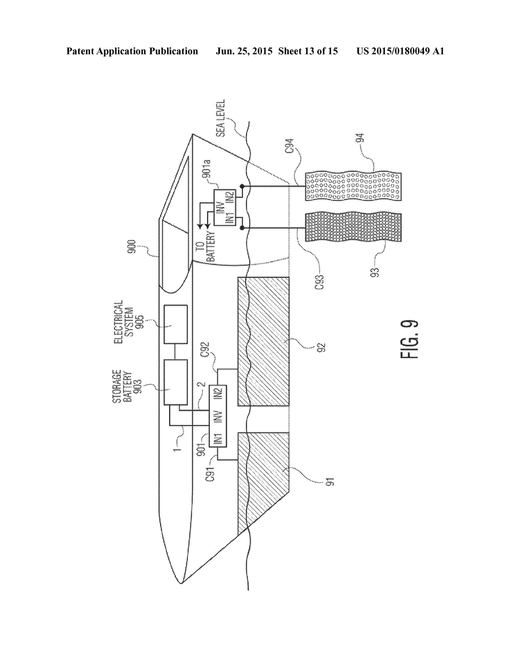 SYSTEMS AND METHODS FOR GENERATING ELECTRIC POWER FROM SALTS AND MINERALS     IN BODIES OF WATER - diagram, schematic, and image 14