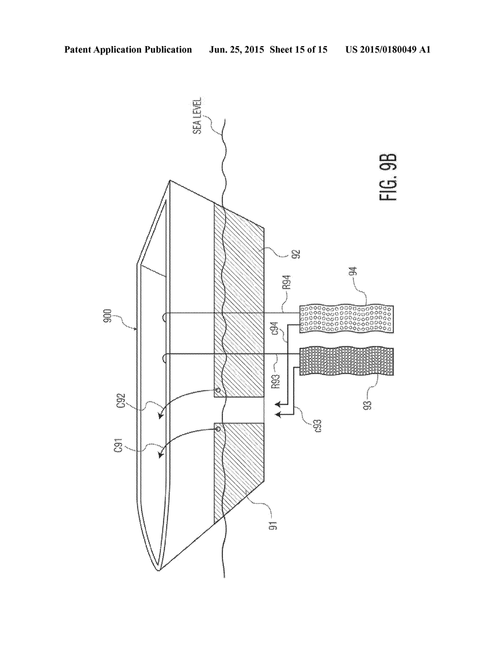 SYSTEMS AND METHODS FOR GENERATING ELECTRIC POWER FROM SALTS AND MINERALS     IN BODIES OF WATER - diagram, schematic, and image 16