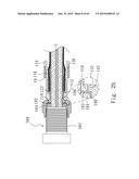 COAXIAL CABLE CONNECTOR AND THREADED CONNECTOR diagram and image