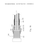 COAXIAL CABLE CONNECTOR AND THREADED CONNECTOR diagram and image