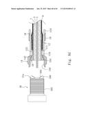 COAXIAL CABLE CONNECTOR AND THREADED CONNECTOR diagram and image