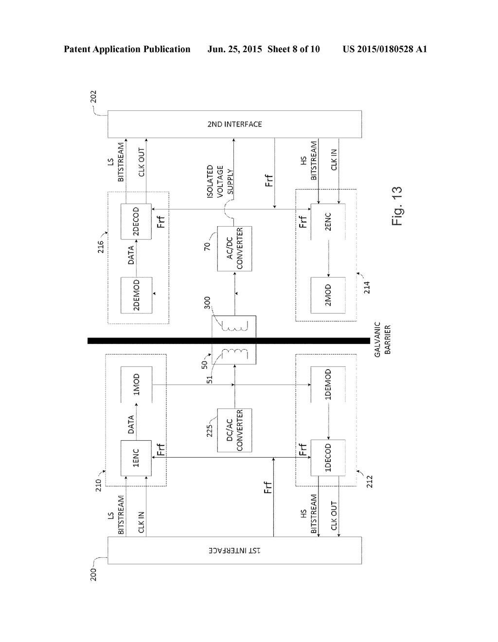 POWER OSCILLATOR APPARATUS WITH TRANSFORMER-BASED POWER COMBINING FOR     GALVANICALLY-ISOLATED BIDIRECTIONAL DATA COMMUNICATION AND POWER TRANSFER - diagram, schematic, and image 09