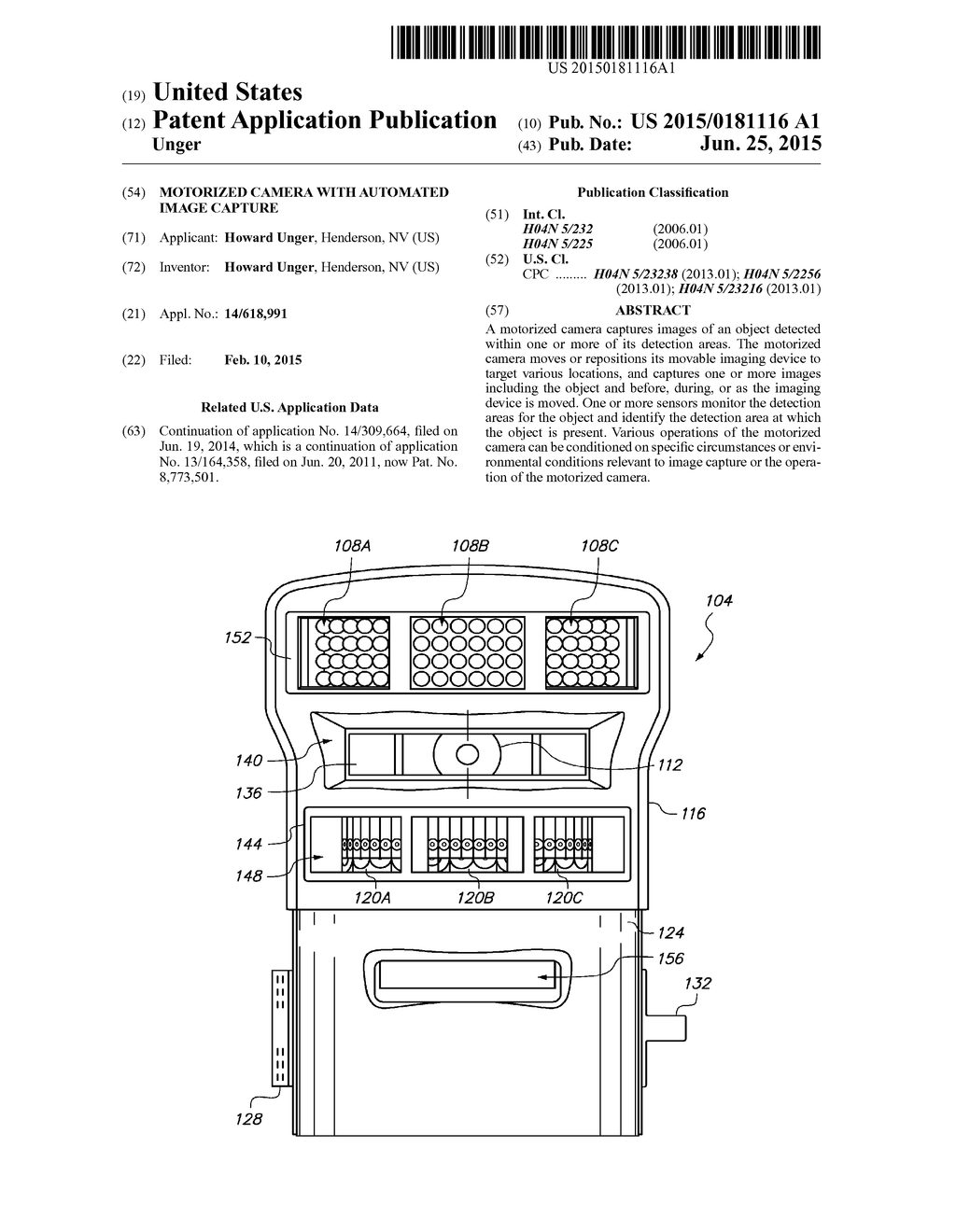 MOTORIZED CAMERA WITH AUTOMATED IMAGE CAPTURE - diagram, schematic, and image 01