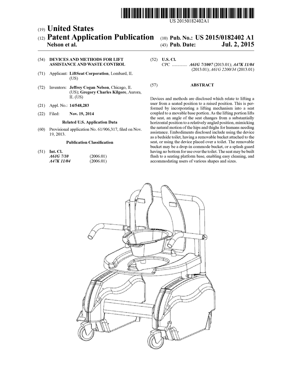 Devices and Methods for Lift Assistance and Waste Control - diagram, schematic, and image 01