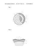 GOLF BALL AND METHOD FOR PRODUCING THE SAME diagram and image