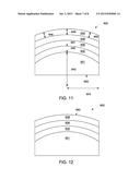 ULTRASOUND TRANSDUCER AND ULTRASOUND IMAGING SYSTEM WITH A VARIABLE     THICKNESS DEMATCHING LAYER diagram and image