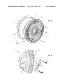 AIRCRAFT WHEEL RIM WITH REMOVABLE FLANGE diagram and image