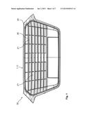 Device for Regulating an Air Flow to a Cooler Device of a Vehicle and     Front End Element of a Vehicle diagram and image