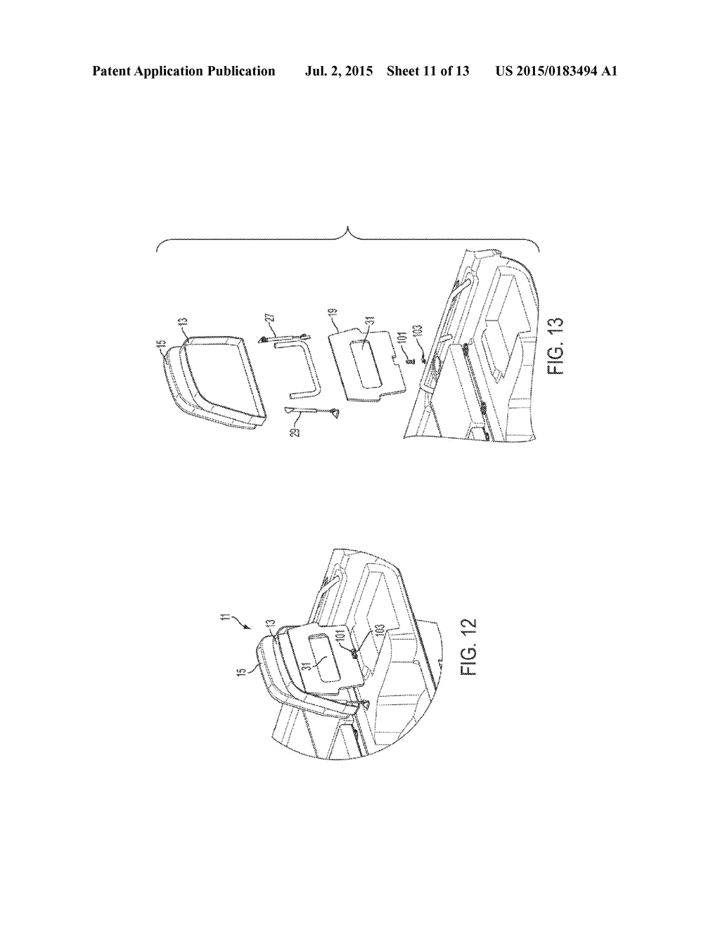 SEAT AND SEAT BACK ASSEMBLY - diagram, schematic, and image 12