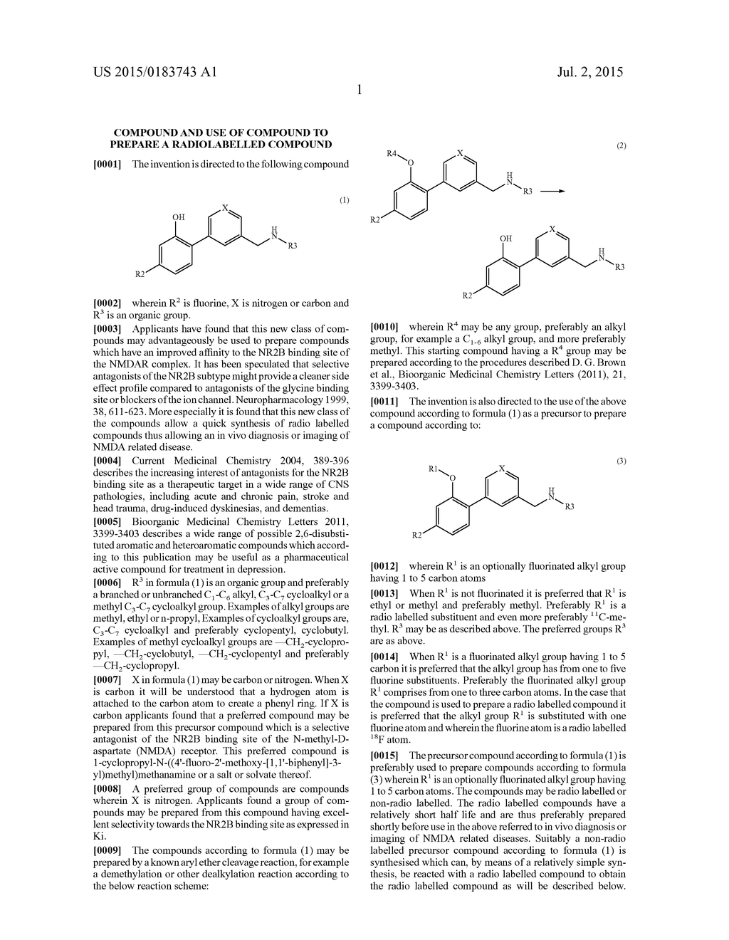 COMPOUND AND USE OF COMPOUND TO PREPARE A RADIOLABELLED COMPOUND - diagram, schematic, and image 12