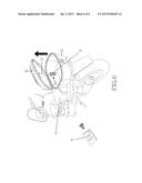 LINKING-UP LOCK DEVICE FOR AUTOMATICALLY OPENING AND CLOSING ONE OR MORE     LUGGAGE BOXES OF A MOTORCYCLE diagram and image