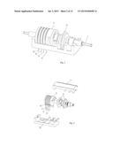 Louver Roller Mechanism and Roller System with Gear Clutch Turning     Mechanism diagram and image