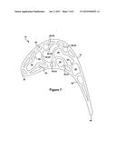 STRUCTURAL CONFIGURATIONS AND COOLING CIRCUITS IN TURBINE BLADES diagram and image