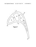 STRUCTURAL CONFIGURATIONS AND COOLING CIRCUITS IN TURBINE BLADES diagram and image