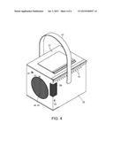 PORTABLE CONTAINER WITH FAN diagram and image