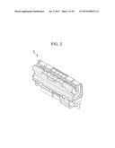 OPTICAL-FIBER-SPLICED PORTION REINFORCING HEATING DEVICE diagram and image