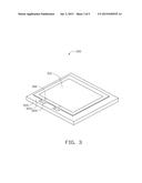 LIQUID CRYSTAL DISPLAY WITH DISPLAY SCREEN EXTENDING OUT OF CASING diagram and image