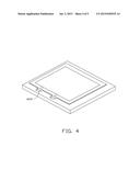 LIQUID CRYSTAL DISPLAY WITH DISPLAY SCREEN EXTENDING OUT OF CASING diagram and image