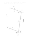 OPTICAL TOUCH DEVICE AND FOLDABLE FRAME ASSEMBLY THEREOF diagram and image