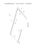 OPTICAL TOUCH DEVICE AND FOLDABLE FRAME ASSEMBLY THEREOF diagram and image