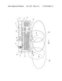 COMPUTER KEYBOARD WITH ARTICULATED ULTRASONIC USER PROXIMITY SENSOR diagram and image