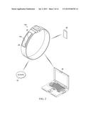 WEARABLE ELECTRONIC DEVICE HAVING A FINGERPRINT IDENTIFICATION DISPLAY diagram and image