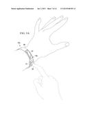 WEARABLE ELECTRONIC DEVICE HAVING A FINGERPRINT IDENTIFICATION DISPLAY diagram and image