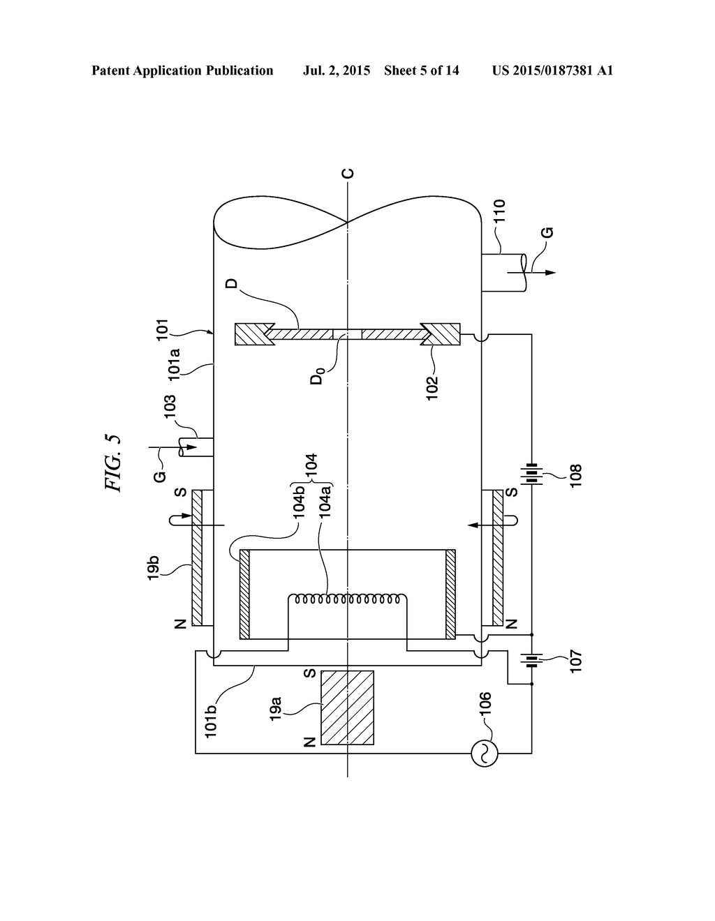 CARBON FILM FORMING APPARATUS, CARBON FILM FORMING METHOD, AND MAGNETIC     RECORDING MEDIUM MANUFACTURING METHOD - diagram, schematic, and image 06