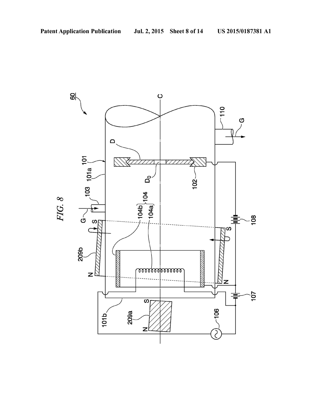 CARBON FILM FORMING APPARATUS, CARBON FILM FORMING METHOD, AND MAGNETIC     RECORDING MEDIUM MANUFACTURING METHOD - diagram, schematic, and image 09