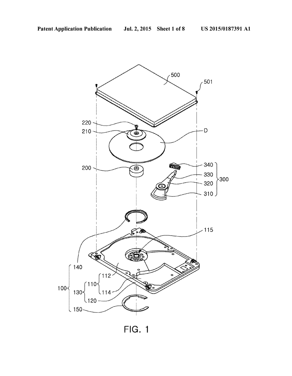 BASE FOR HARD DISK DRIVE AND HARD DISK DRIVE INCLUDING THE SAME - diagram, schematic, and image 02