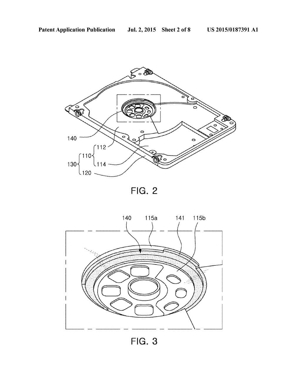 BASE FOR HARD DISK DRIVE AND HARD DISK DRIVE INCLUDING THE SAME - diagram, schematic, and image 03