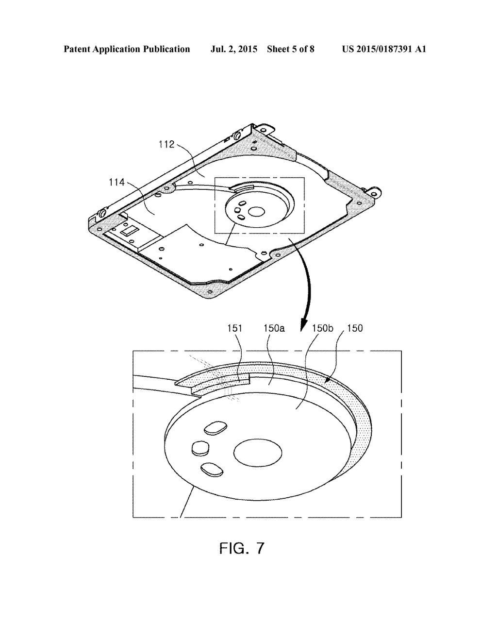 BASE FOR HARD DISK DRIVE AND HARD DISK DRIVE INCLUDING THE SAME - diagram, schematic, and image 06