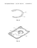 BASE FOR HARD DISK DRIVE AND HARD DISK DRIVE INCLUDING THE SAME diagram and image