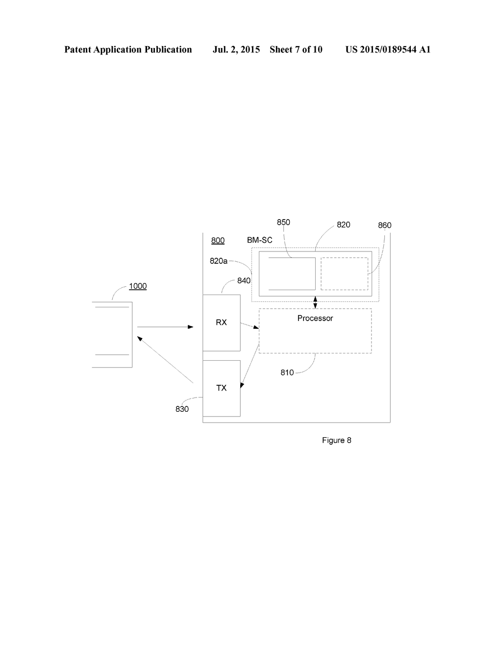 Method and Arrangement For Distributing Information During Broadcast     Delivery - diagram, schematic, and image 08