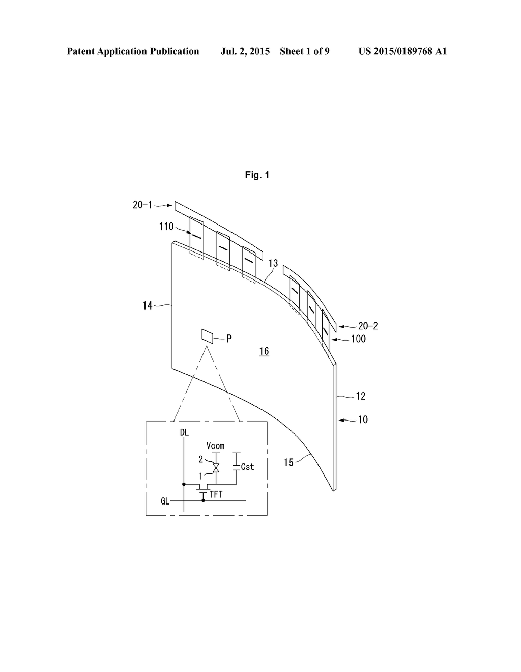 Curved Display - diagram, schematic, and image 02