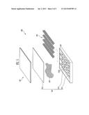 HEAT RADIATION MEMBER FOR ELECTRONIC DEVICE diagram and image