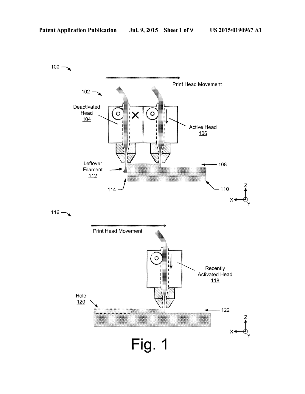 3D Cleaning Object for Multi-Print-Head 3D Printing - diagram, schematic, and image 02