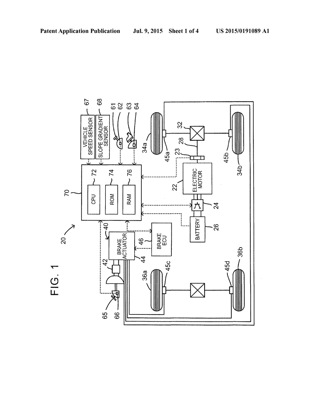 ELECTRIC VEHICLE AND CONTROL METHOD - diagram, schematic, and image 02