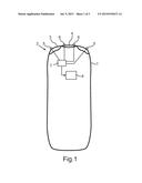 Ultrasonic Sensor Arrangement Comprising an Ultrasonic Sensor in the     Radiator Grill, Motor Vehicle and Corresponding Method diagram and image