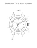 SATELLITE RADIO-CONTROLLED WRISTWATCH diagram and image