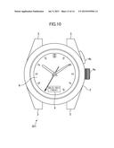 SATELLITE RADIO-CONTROLLED WRISTWATCH diagram and image