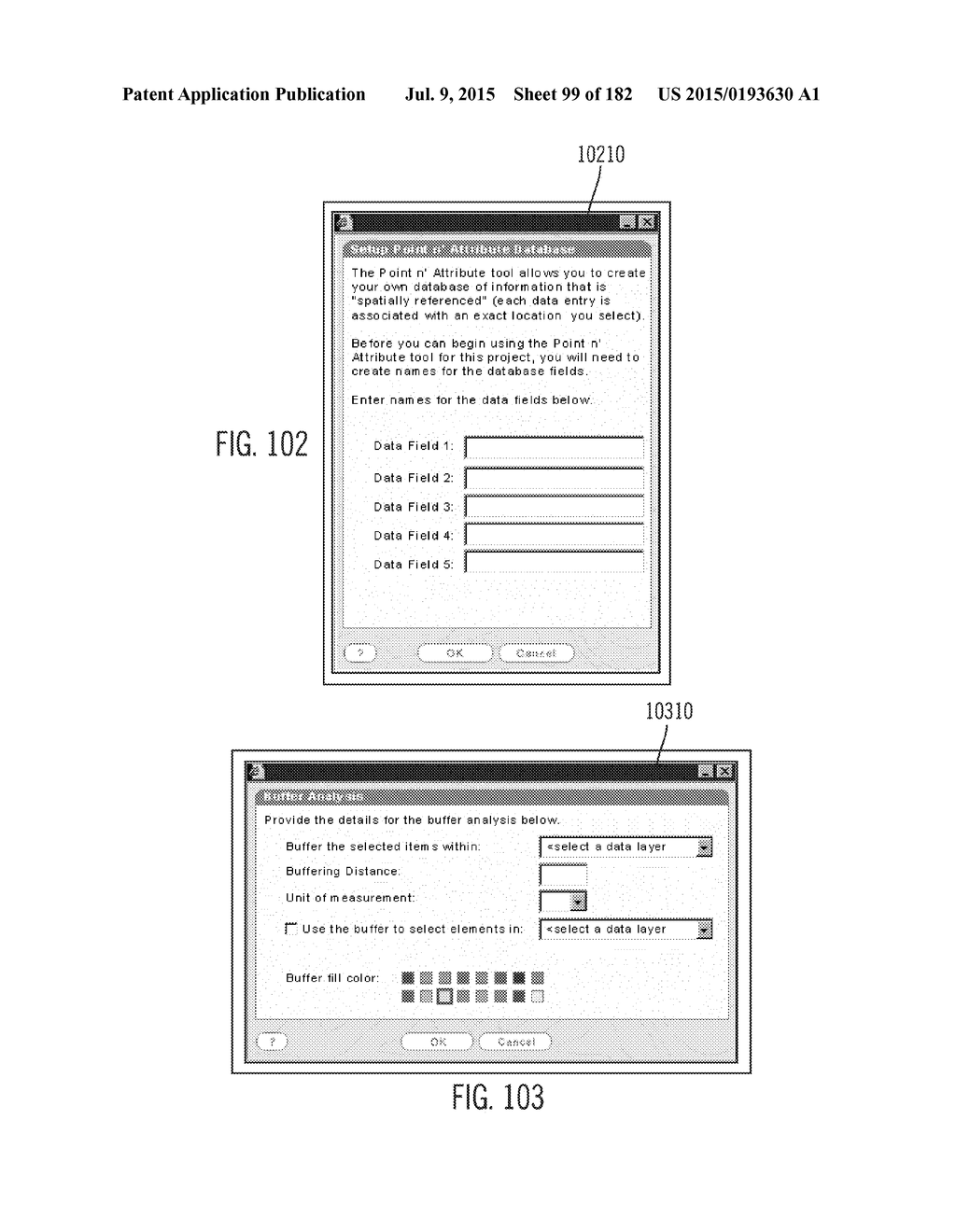 METHOD, SYSTEM, AND PROGRAM FOR AN IMPROVED ENTERPRISE SPATIAL SYSTEM - diagram, schematic, and image 100