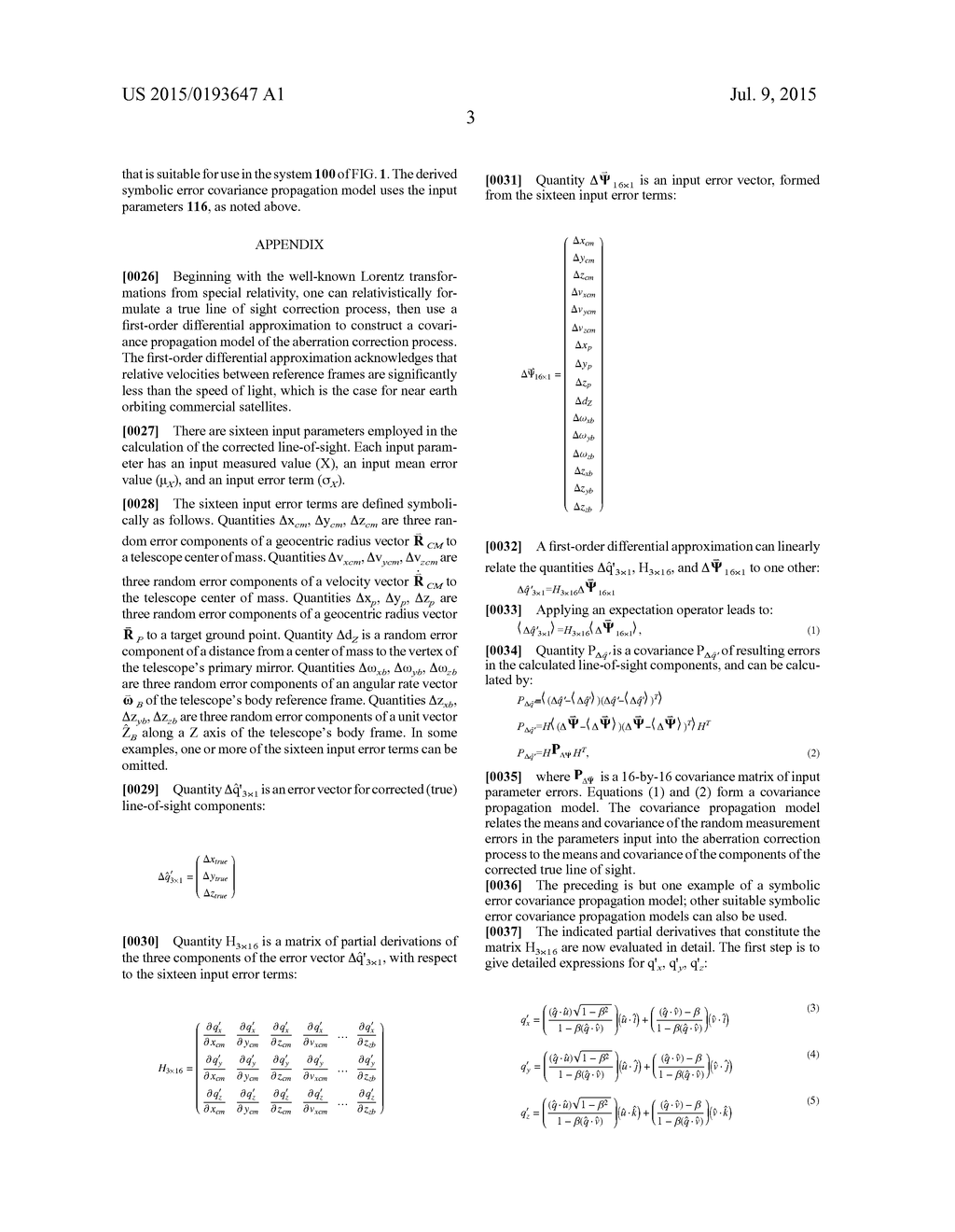 CALCULATION OF NUMERIC OUTPUT ERROR VALUES FOR VELOCITY ABERRATION     CORRECTION OF AN IMAGE - diagram, schematic, and image 06
